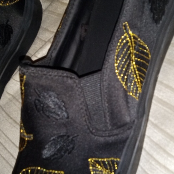 Zara Men Unisex Embroidered Leaf Lounge Slip On Loafers - Picture 4 of 8